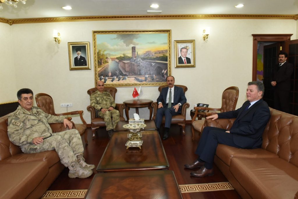 Tümgeneral Başoğlu Vali ERİN’i Ziyaret Etti